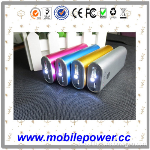 4000mAh Portable Mobile Charger with Flashlight